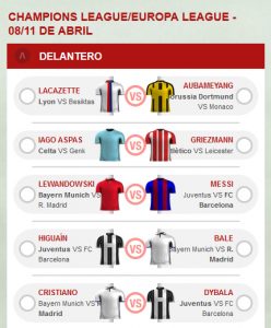 Fantasy Sportium Messi vs Lewandowski