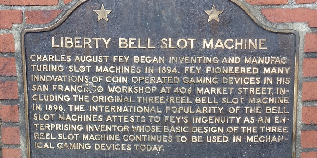 Liberty Bell slot machine memorial