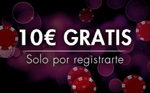 Promo 10€ gratis casino Sportium